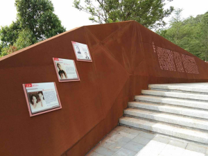 沙坪坝耐候钢挡土墙